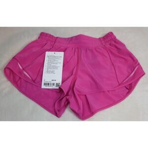 Lululemon Hotty Hot Low Rise Short 2.5” Sz 6 Sonic Pink SNCP
